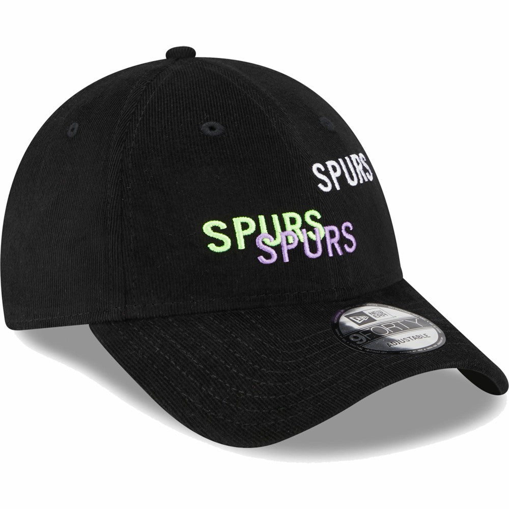 Tottenham Hotspur New Era Triple Wordmark 9FORTY Adjustable Hat - Black | New Era for sale