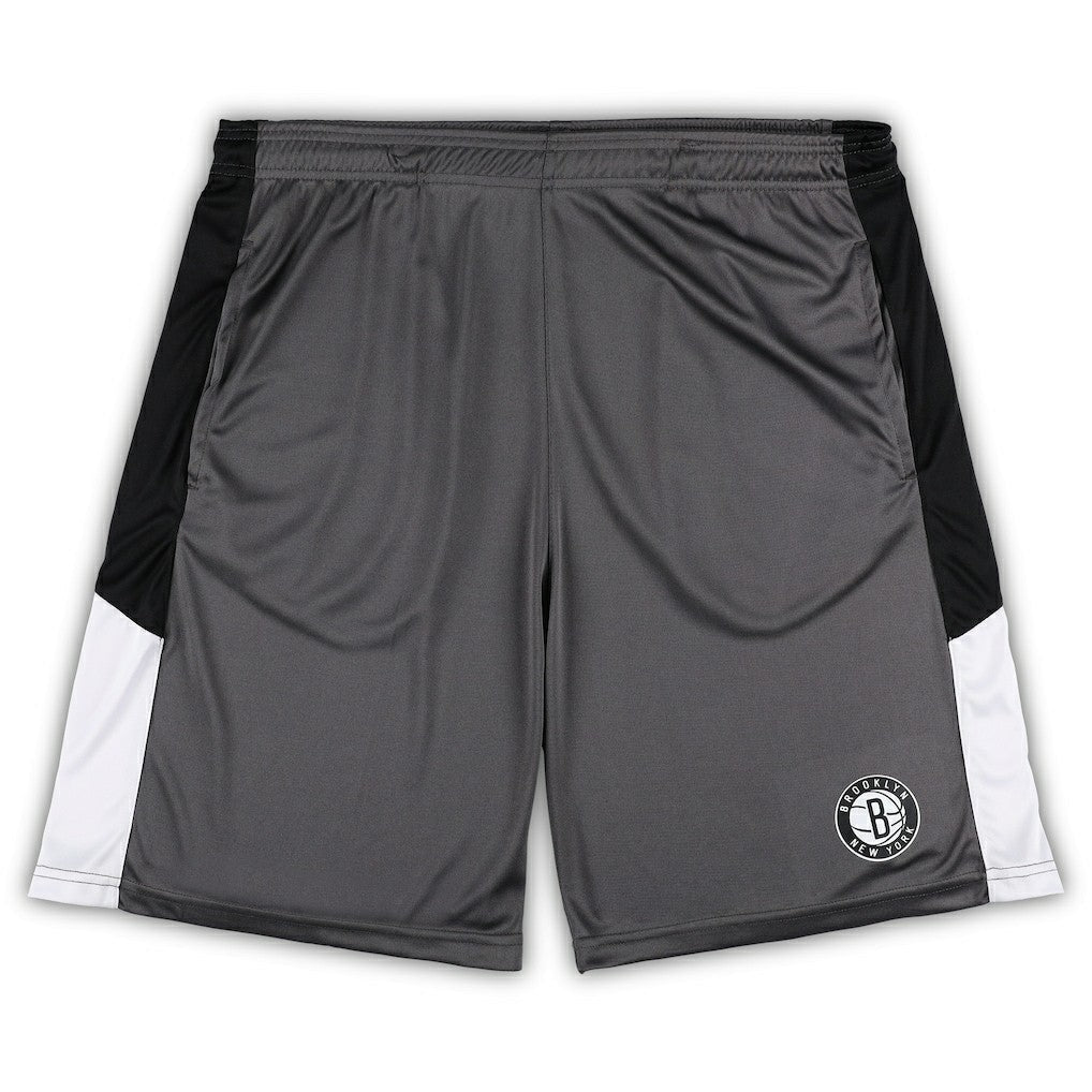 Brooklyn Nets Big & Tall Shorts - Gray | Fanatics shop
