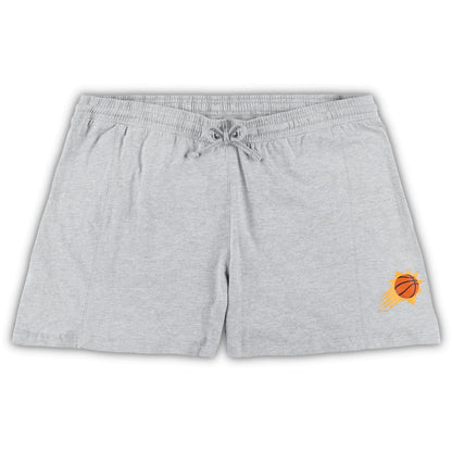 Phoenix Suns Women's Plus Size T-Shirt & Shorts Combo Set - Purple/Heather Gray | Fanatics cheap