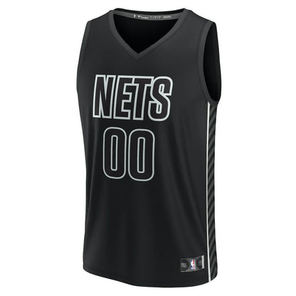 Brooklyn Nets Youth Fast Break Replica Custom Jersey - Statement Edition - Black | Fanatics discount
