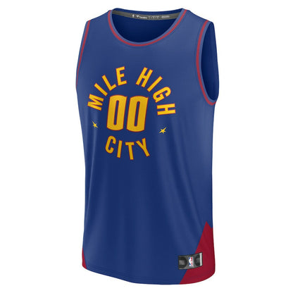 Denver Nuggets Youth Fast Break Replica Custom Jersey sale - Statement Editi- Blue | Fanatics for sale