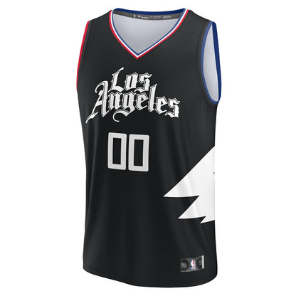 LA Clippers Youth Fast Break Replica Custom Jersey - Statement Edition - Black | Fanatics on sale