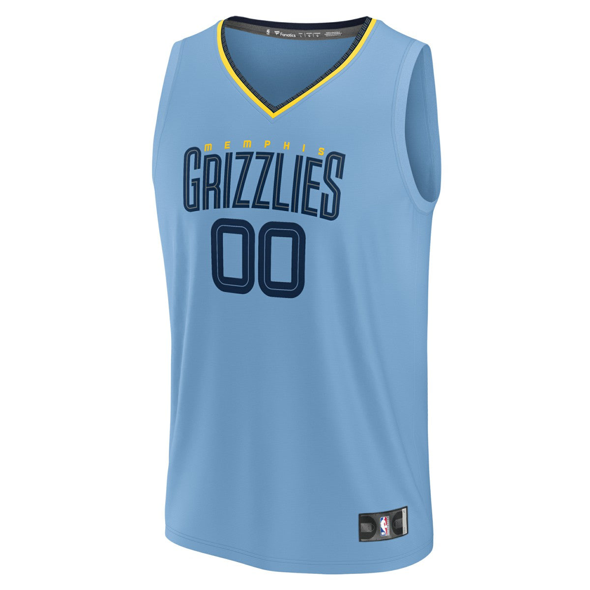 Memphis Grizzlies Youth Fast Break Replica Custom Jersey - Statement Edition - Light Blue | Fanatics cheap