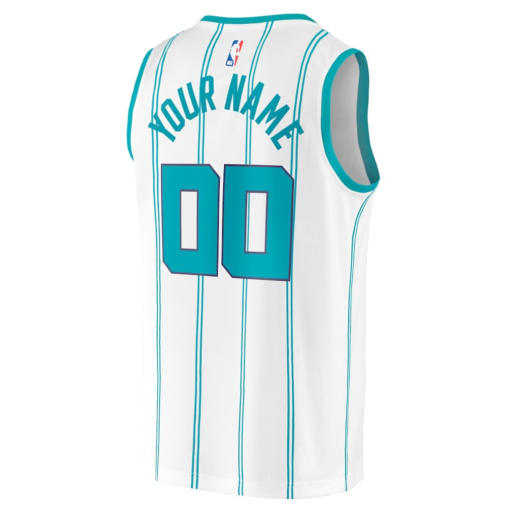 Charlotte Hornets Fast Break Custom Replica Jersey - Association Edition - White | Fanatics on sale