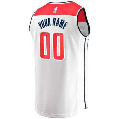 Washington Wizards Fast Break Custom Replica Jersey - Association Edition - White | Fanatics shop