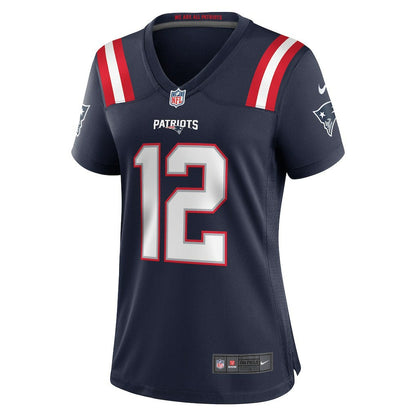 Tom Brady New England Patriots Women's Retired Game Jersey - Navy | Nike for sale