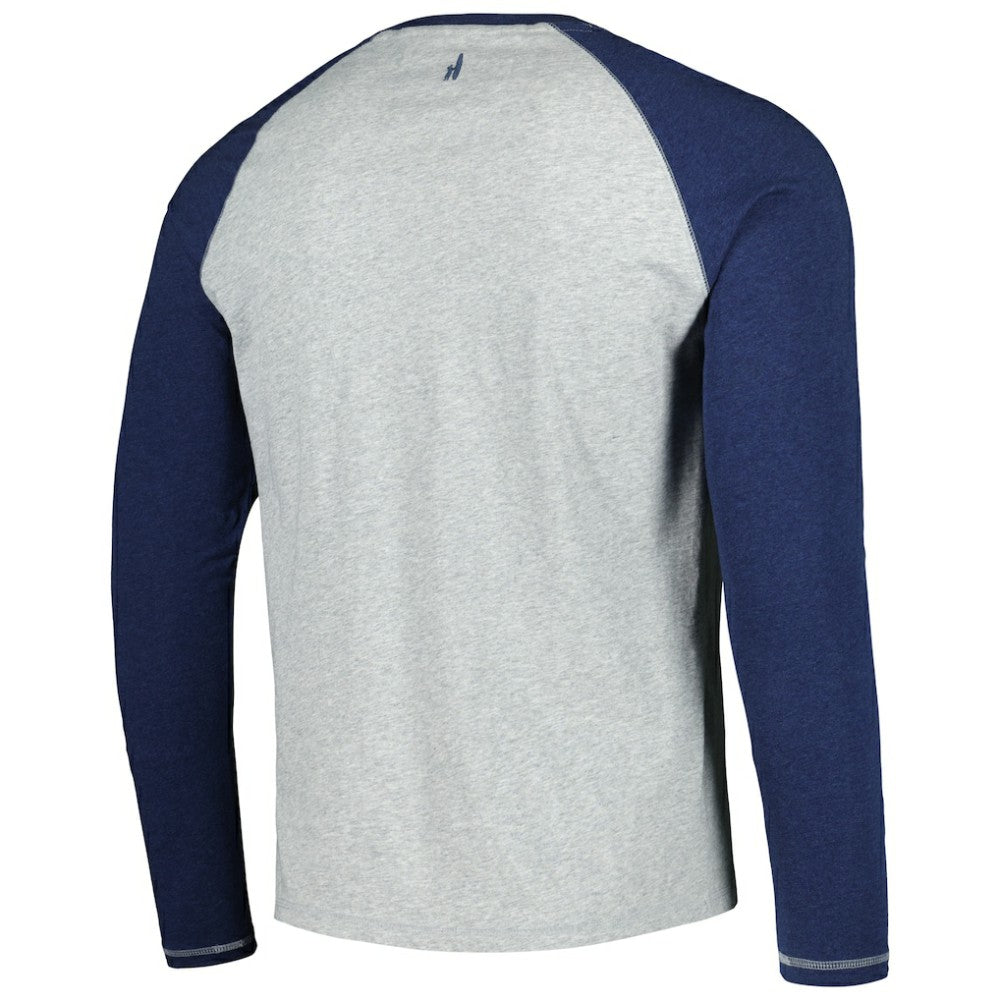 Boston Red Sox johnnie-O Alsen Raglan Long Sleeve T-Shirt - Navy/Heather Gray