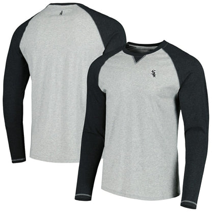 Chicago White Sox johnnie-O Alsen Raglan Long Sleeve T-Shirt - Charcoal/Heather Gray