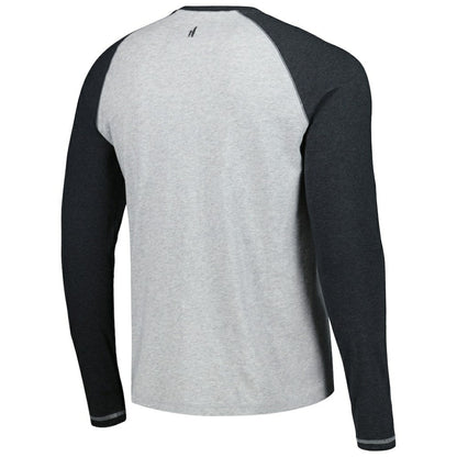 San Diego Padres johnnie-O Alsen Raglan Long Sleeve T-Shirt - Charcoal/Heather Gray