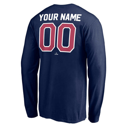 California Angels Personalized Cooperstown Collection Winning Streak Long Sleeve T-Shirt - Navy