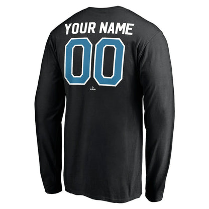 Tampa Bay Rays Personalized Cooperstown Collection Winning Streak Long Sleeve T-Shirt - Black