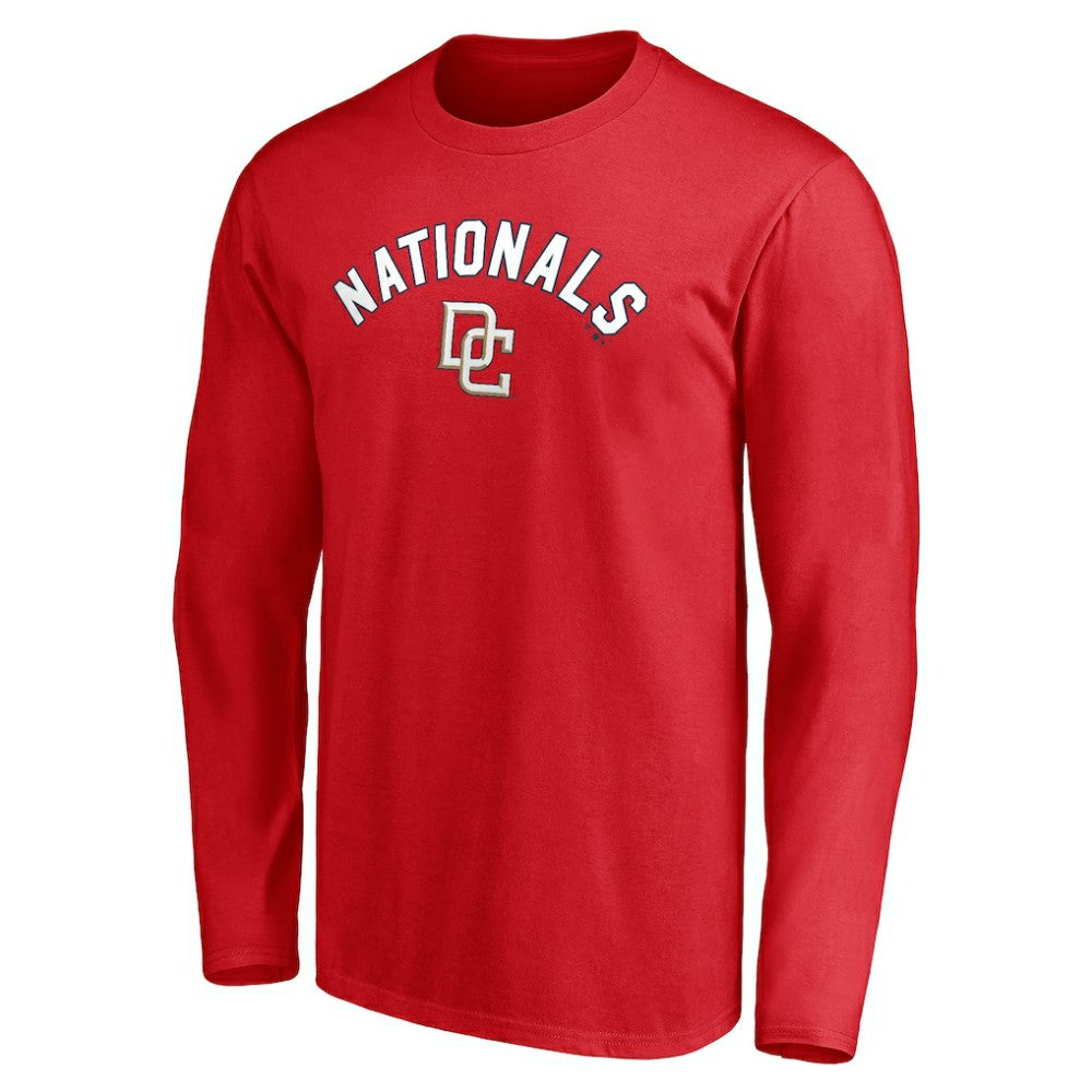Washington Nationals Personalized Cooperstown Collection Winning Streak Long Sleeve T-Shirt - Red
