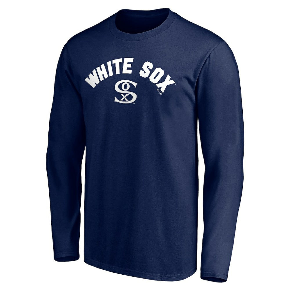 Chicago White Sox Personalized Cooperstown Collection Alternate Winning Streak Long Sleeve T-Shirt - Navy