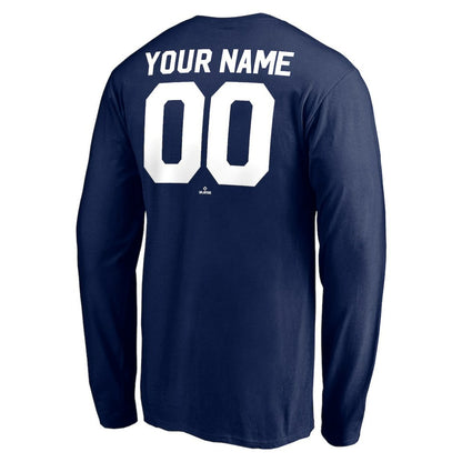 Chicago White Sox Personalized Cooperstown Collection Alternate Winning Streak Long Sleeve T-Shirt - Navy