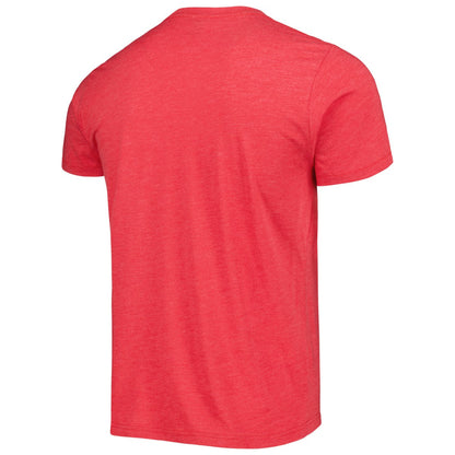 LA Clippers Homage Unisex Team Mascot Tri-Blend T-Shirt - Red on sale