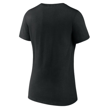 Los Angeles Angels Women's City Pride V-Neck T-Shirt - Black