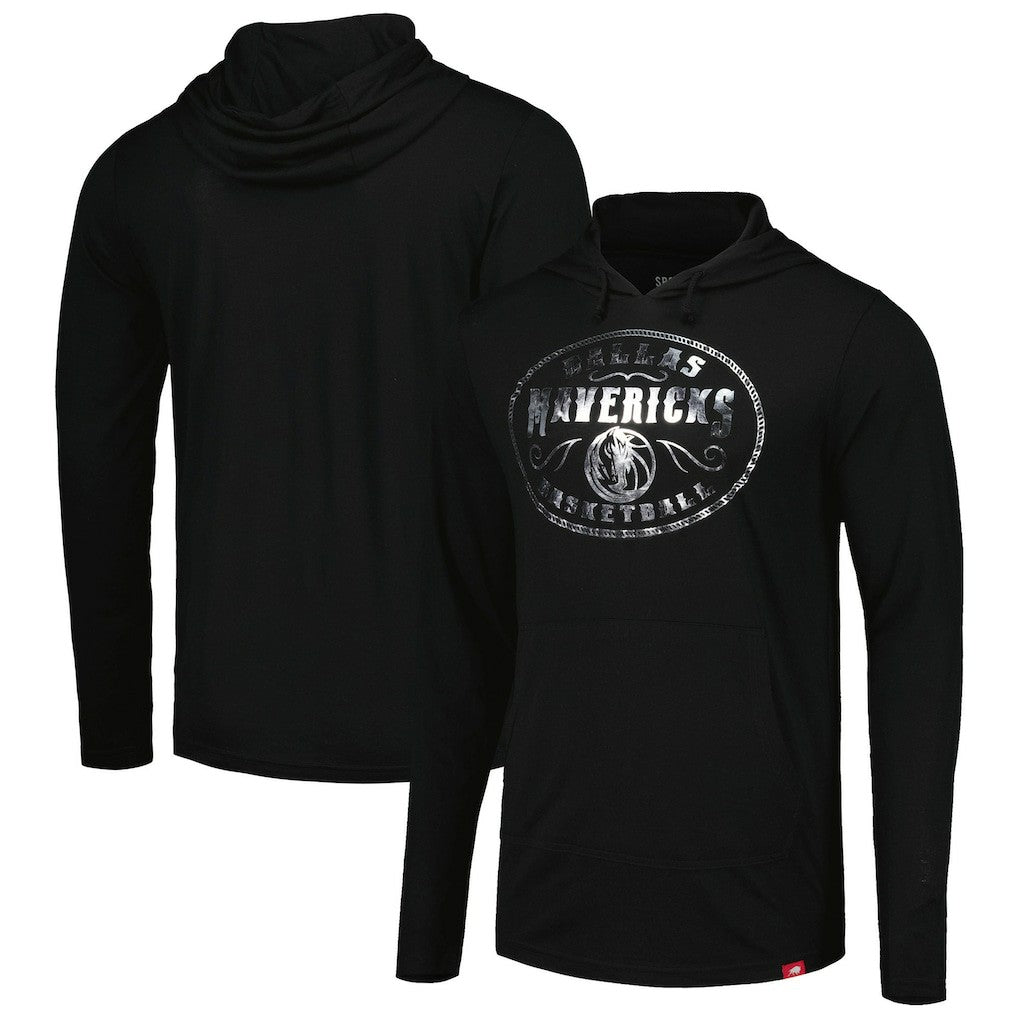 Dallas Mavericks Sportiqe Unisex Rowan Tri-Blend Long Sleeve Hoodie T-Shirt sale - Black shop