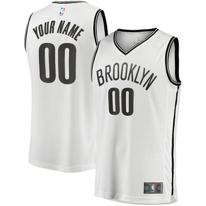 Brooklyn Nets Youth Fast Break Replica Custom Jersey - Association Edition - White | Fanatics online