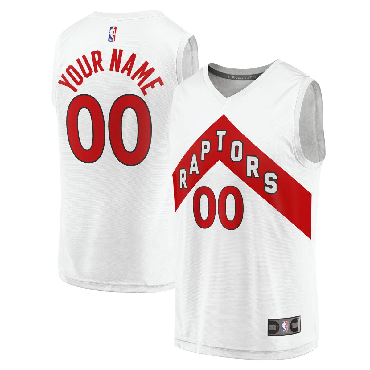 Toronto Raptors Youth Fast Break Replica Custom Jersey - Association Edition - White | Fanatics sale