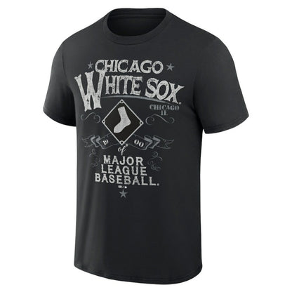 Chicago White Sox Darius Rucker Collection Beach Splatter T-Shirt - Black
