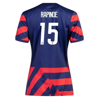 2021-22 USA Women Away Soccer Jersey - Navy-Red