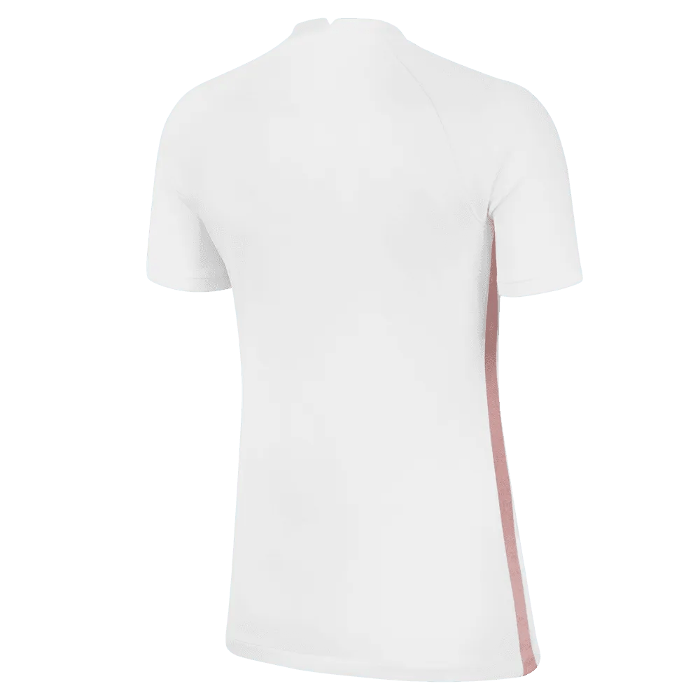 France Women's EC22 Away Soccer Jersey - White-Pink Glaze