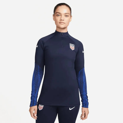 2022-23 USA Women's Strike Drill Top - Navy