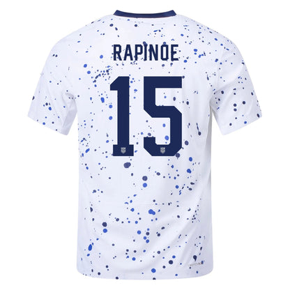 2023-24 USA Women's Home Authentic Soccer Jersey (No Stars)