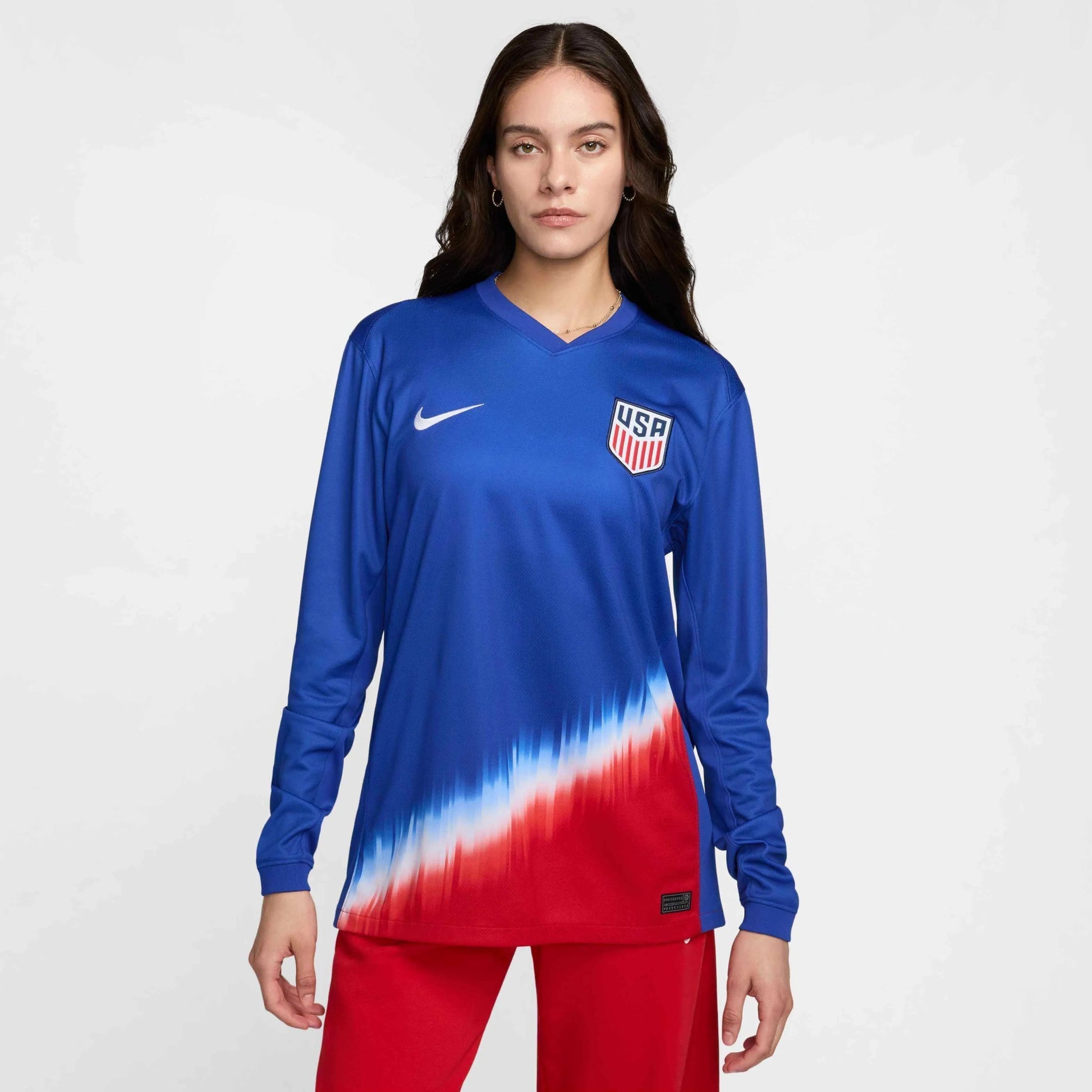 2024-25 USA Men's Stadium Away Long-Sleeve Soccer Jersey