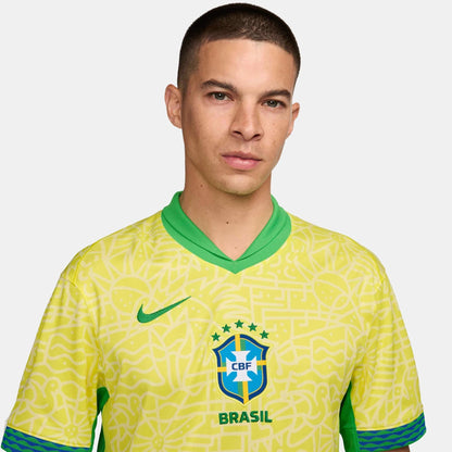2024-25 Brazil Men's Stadium Home Soccer Jersey