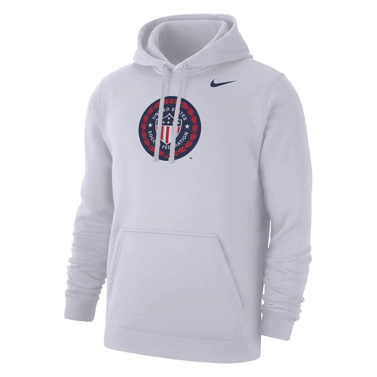 2025 USA Men's Club Fleece Pullover Hoody White