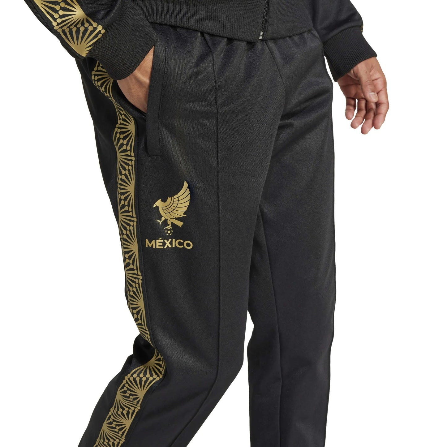 2025 Mexico Men's De Oro Track Pants Black