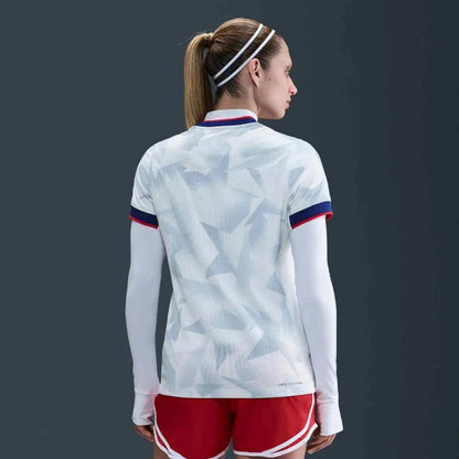 2025 USA Women's 4-Star Authentic Home Soccer Jersey White/Rush Blue/Challenge Red