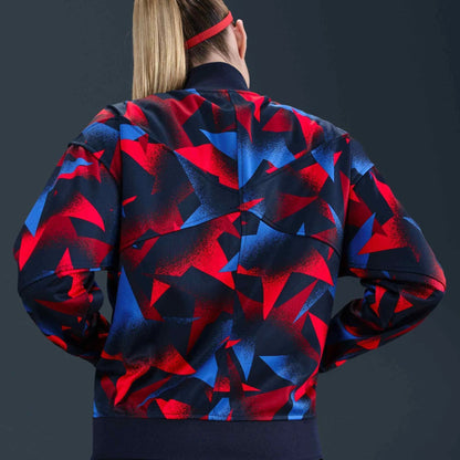 2025 USA Women's Academy Pro Anthem Jacket Obsidian/Challenge Red