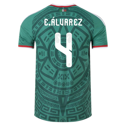 2026 Mexico Men's Authentic Home Soccer Jersey Bold Green