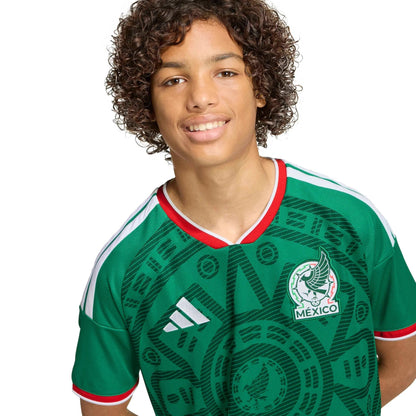 2026 Mexico Youth Stadium Home Soccer Jersey Bold Green
