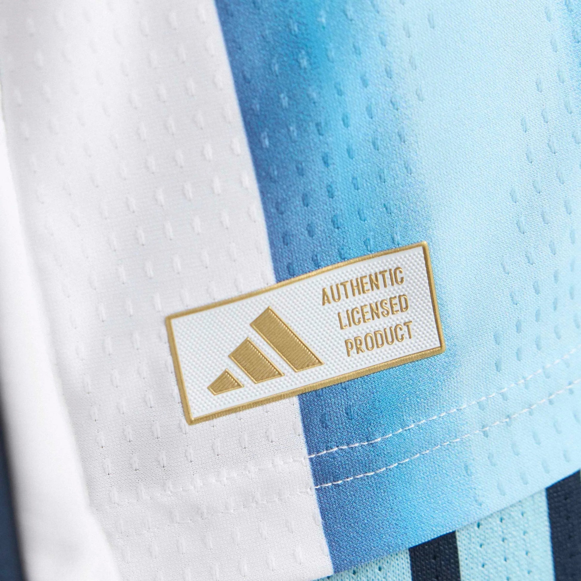 2026 Argentina Men's Authentic Home Long-Sleeve Soccer Jersey White / Icey Blue / Light Blue