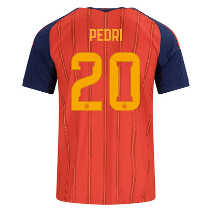 2026 Spain Men's Stadium Home Soccer Jersey Vivid Red