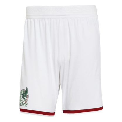 2026 Mexico Men's Authentic Home Shorts White