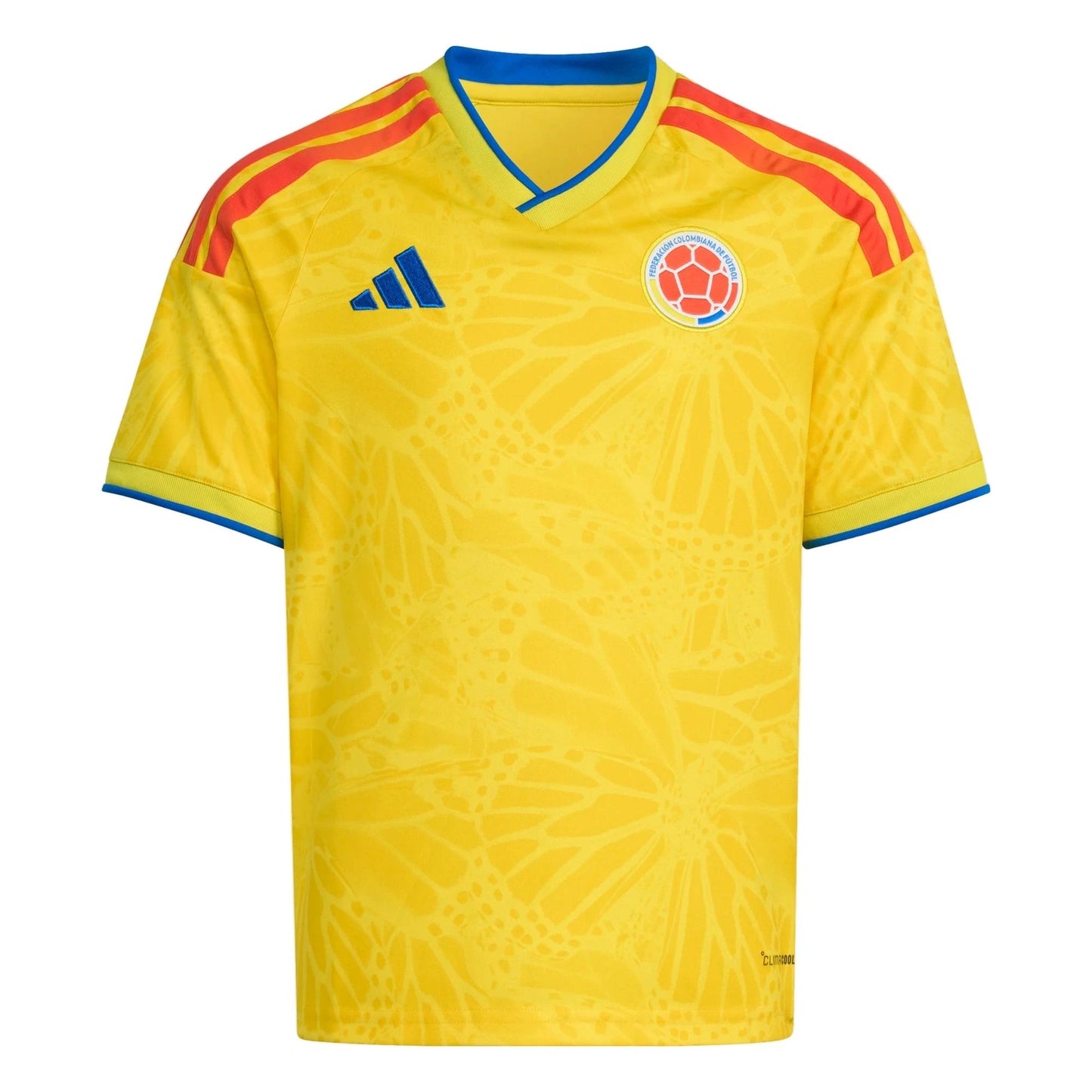 2026 Colombia Youth Stadium Home Soccer Jersey Impact Yellow