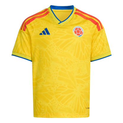 2026 Colombia Youth Stadium Home Soccer Jersey Impact Yellow