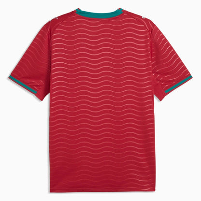 2026 Portugal Men's Stadium Home Soccer Jersey Club Red-Green Lagoon