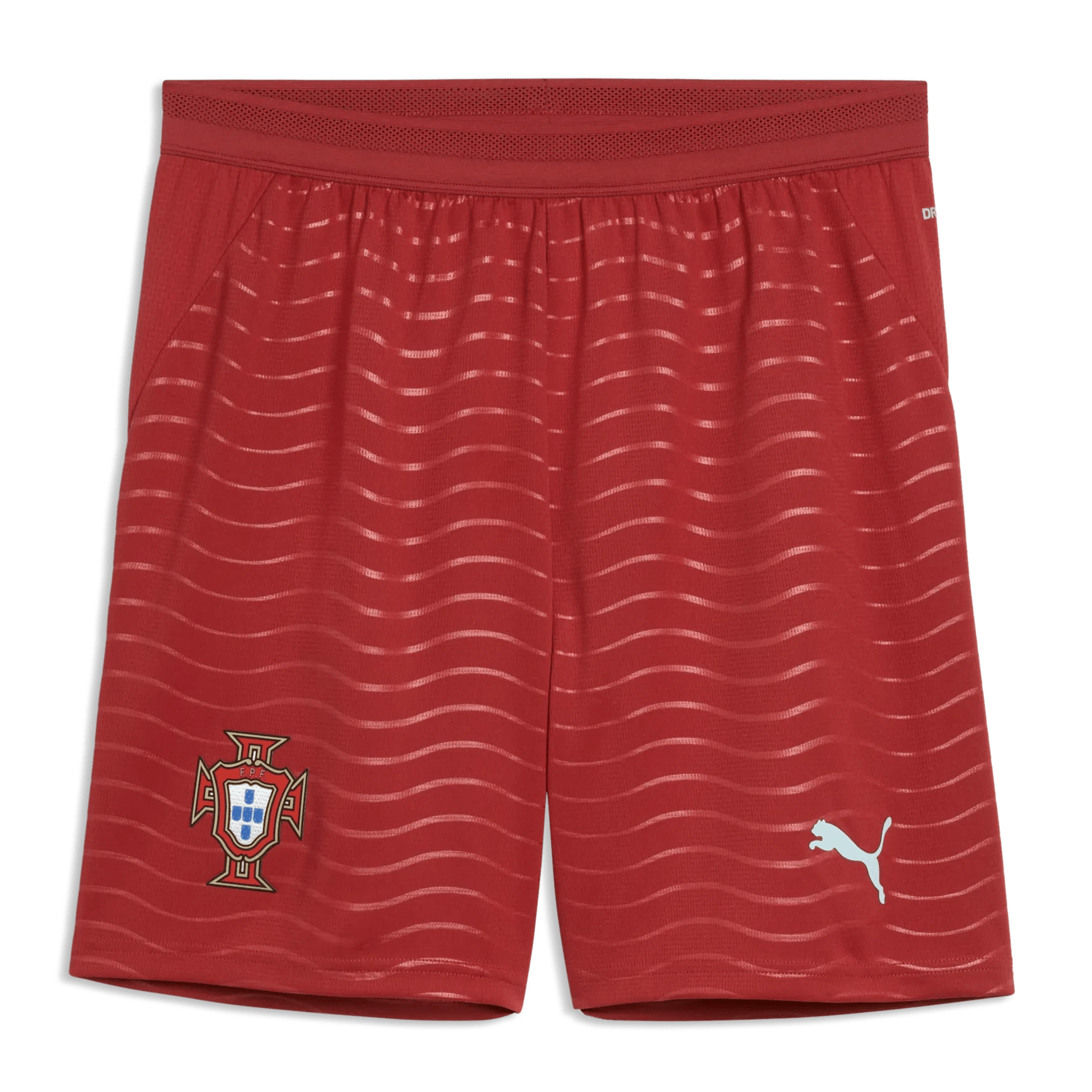 2026 Portugal Men's Stadium Home Shorts Club Red-Green Lagoon