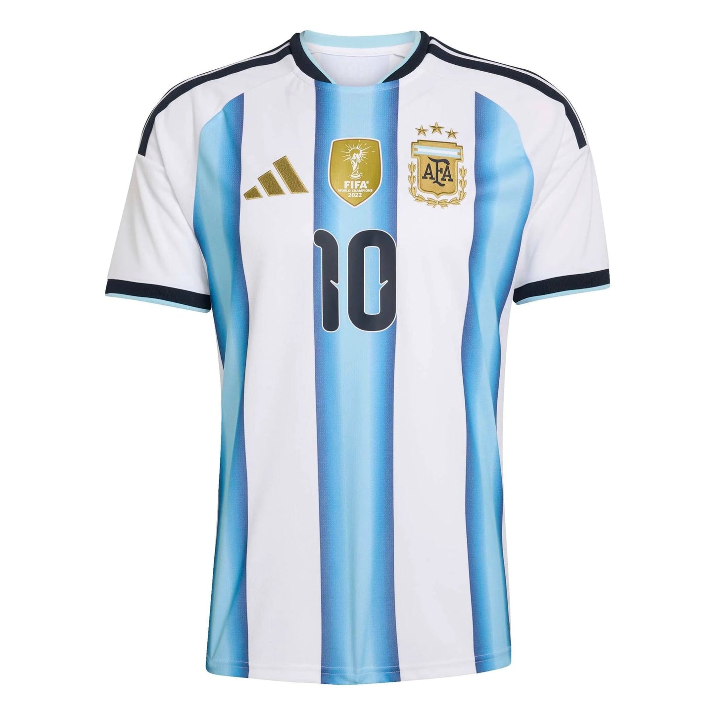 2026 Argentina Men's Stadium Home Messi #10 Soccer Jersey White / Icey Blue / Light Blue