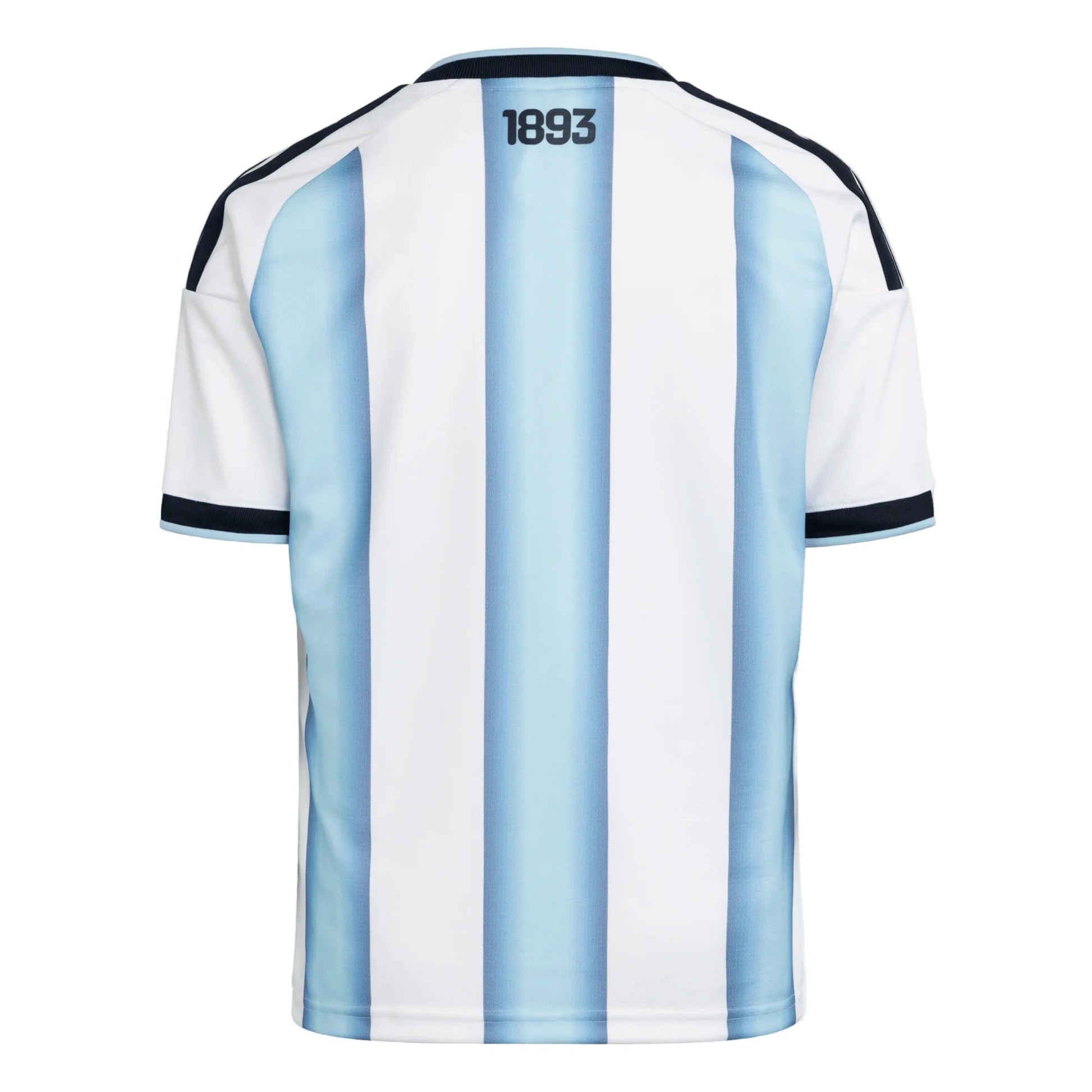 2026 Argentina Youth Stadium Home Soccer Jersey White / Icey Blue / Light Blue