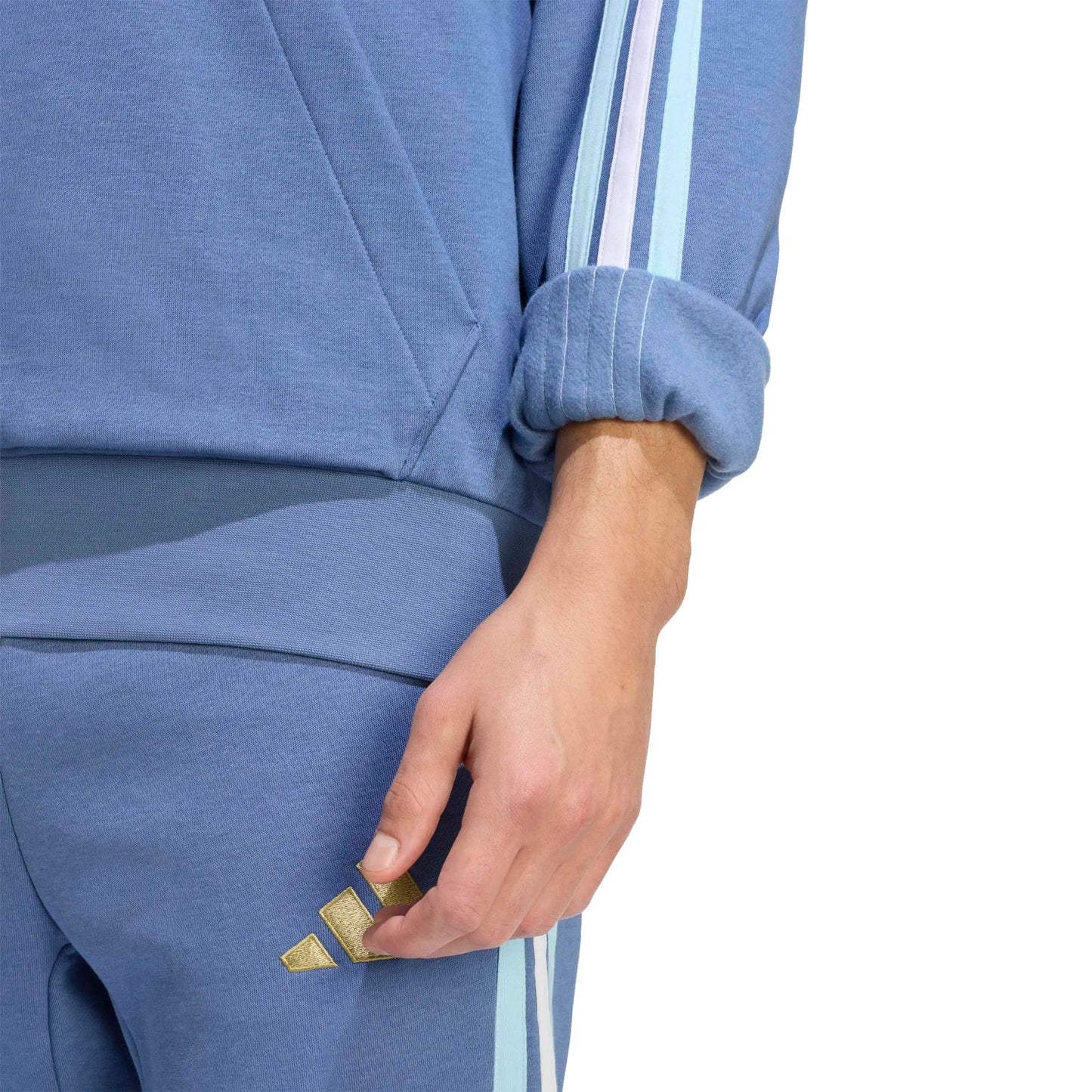 2026 Argentina Men's DNA Fleece Hoodie Crew Blue