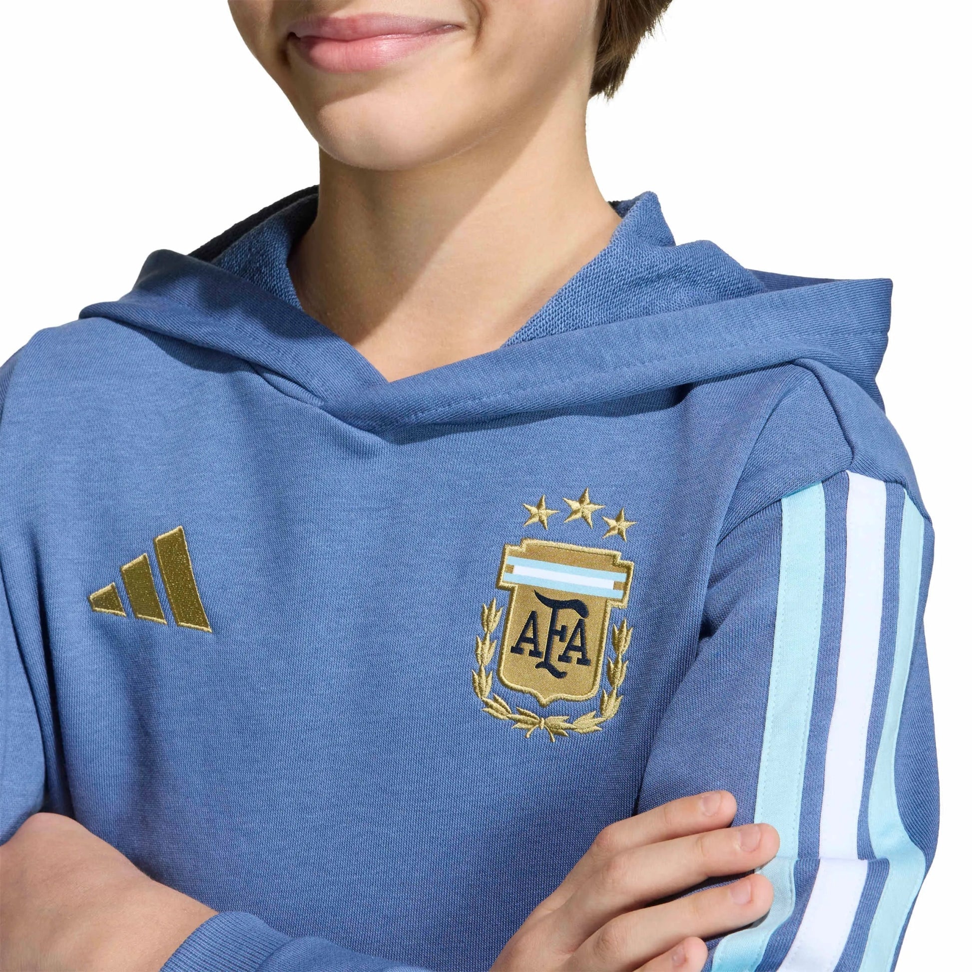 2026 Argentina Youth DNA Hoodie Crew Blue