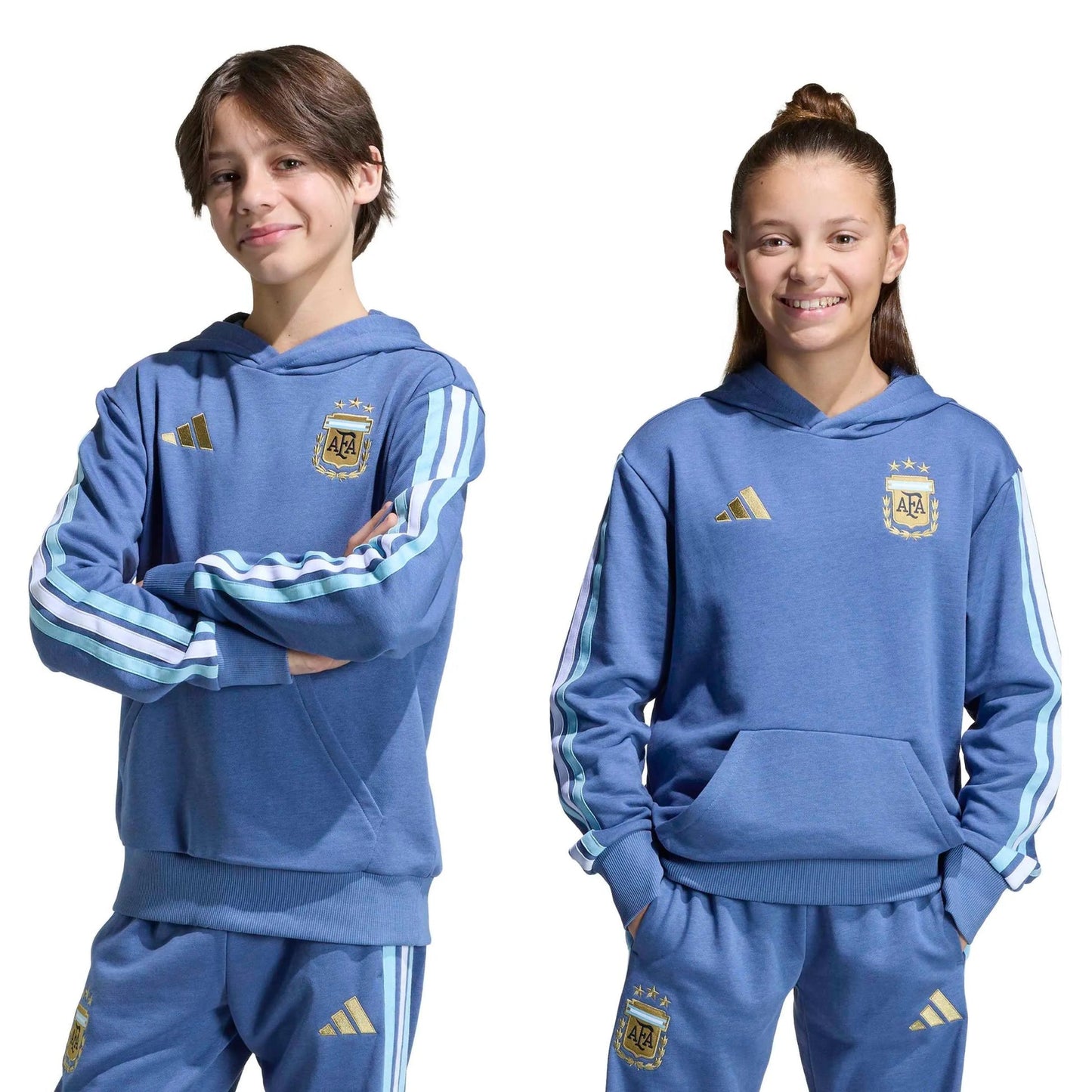 2026 Argentina Youth DNA Hoodie Crew Blue