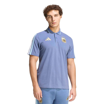 2026 Argentina Men's DNA Polo Crew Blue