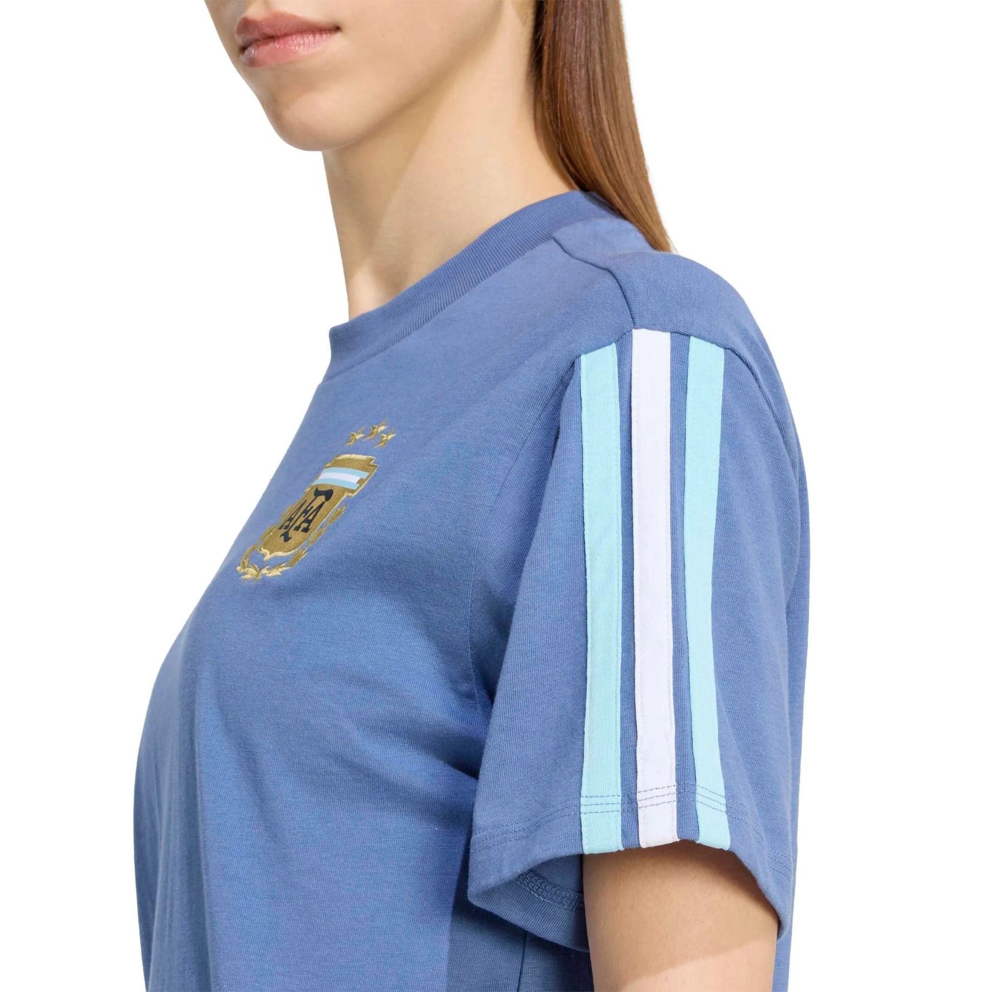 2026 Argentina Women's DNA Tee Crew Blue